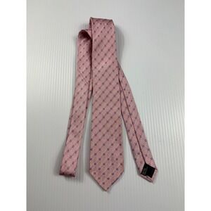 Vintage Chicka-fil-a silk Necktie Pink Paisley‎ Pattern Business Casual